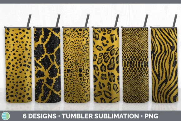 Amber Animal Print Tumbler Sublimation B: Bold Design Meets Practicality