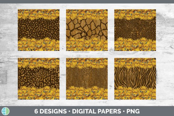 Animal Print Sunflower Backgrounds: A Vibrant Digital Toolkit