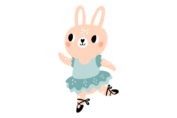 Cute Bunny Ballerina: A Little Animal Kid Font for Playful Projects