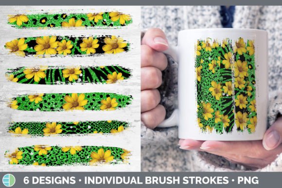 Green Animal Print Brush Strokes PNG | S: A Wild Design Asset