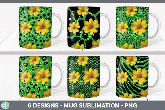 Green Animal Print Mug Sublimation | Cof: A Wildly Versatile Design Asset