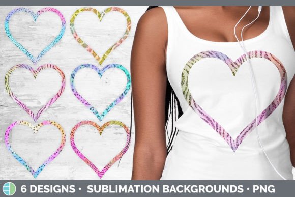 Iridescent Animal Print Heart Frame Clip: A Designer's Guide