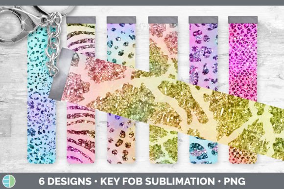 Iridescent Animal Print Key Fob | Wristl: A Modern Design Asset