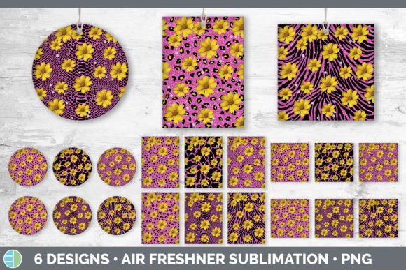 Pink Animal Print Air Freshener | Sublim: A Bold Design Asset