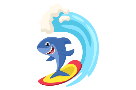 Shark Surfer: The Joyful Cartoon Typeface
