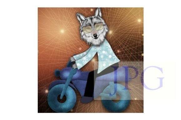Unleash Your Brand's Spirit: The Wild Appeal of Wolf Art Print Motorcycle Graphics