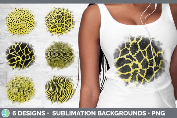 Yellow Animal Print Background | Grunge for Bold Designs